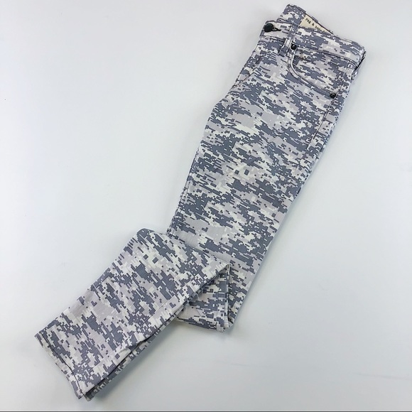 Rag & Bone Gray Camo Jeans NWOT - Picture 1 of 8